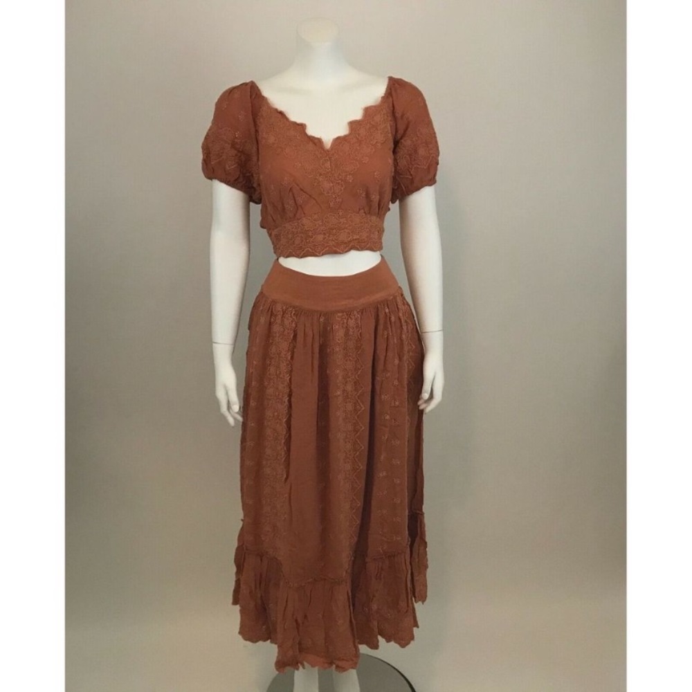 Free People Skirt & Top Ella Set
